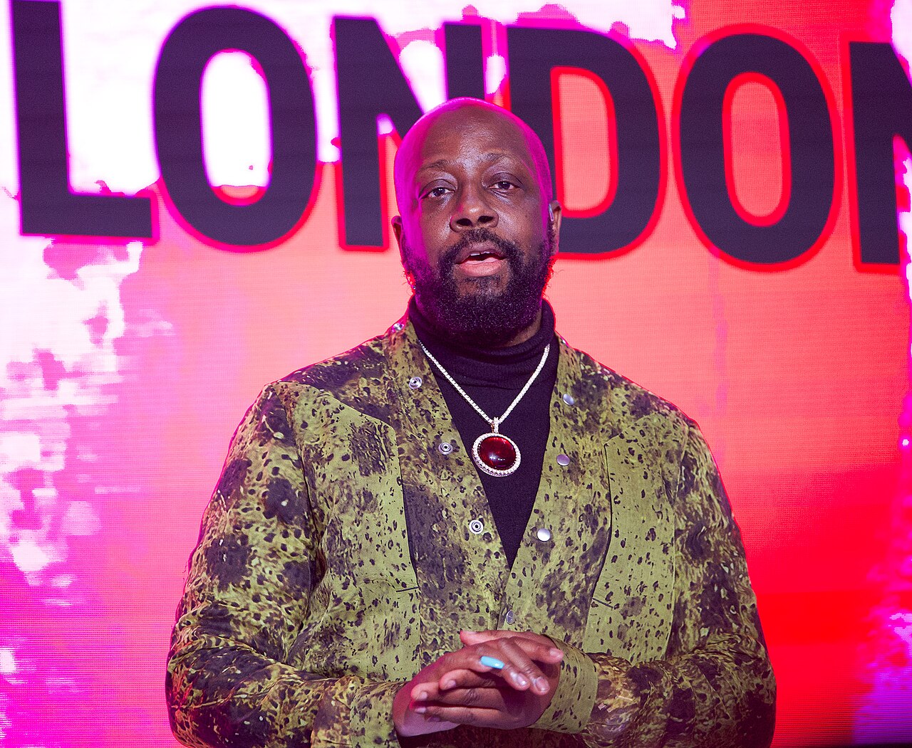 Haitian musician Wyclef Jean performing at SXSW London 2025