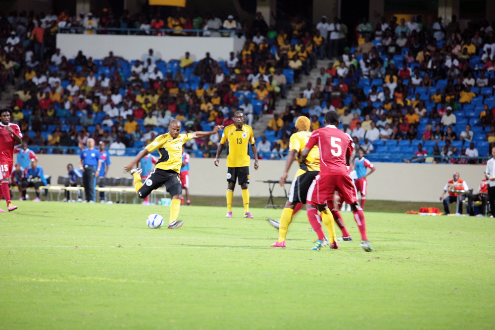 Match de football de l'équipe d'Haïti contre Antigua