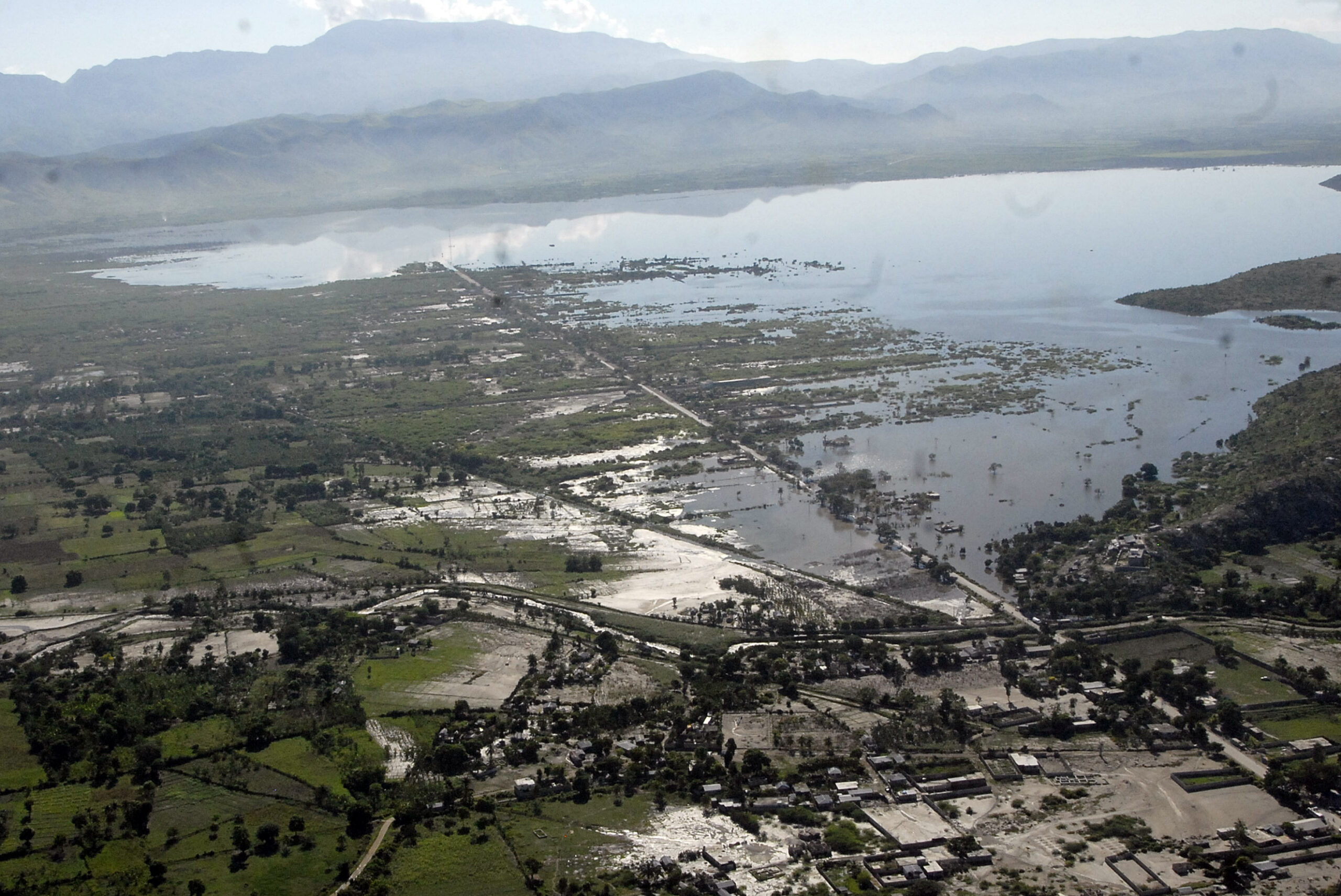 Vue large du territoire des Gonaïves et de la plaine de l'Artibonite